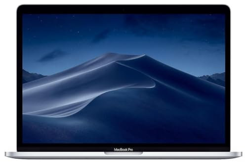 Apple MacBook Pro, 2019 mit Intel Core i7 & Touch Bar (13-Zoll, 16GB RAM, 128GB SSD-Speicher) QWERTZ Deutsch Silber (Refurbished)