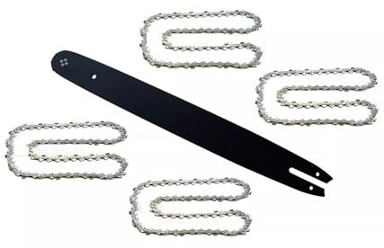 45cm / 1.3mm / 3/8 / 62TG for Blade + 4X Chain for MTD for GCS 4600/45 Chainsaw