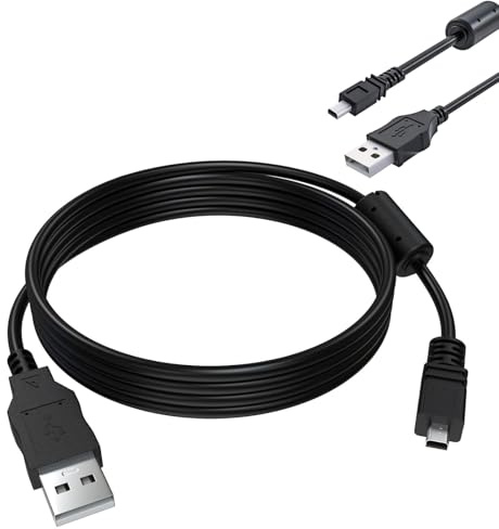 Replacement UC-E6 UC-E16 UC-E17 UC-E23 for Nikon Coolpix Charger, for Nikon CoolPix charger cable Photo Transfer Charging Cord for Nikon Fuji BenQ Sony Etc