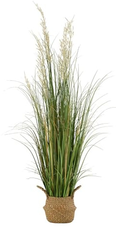 VEVOR Césped Artificial, 119 cm, en Maceta, de PVC Premium, Ideal para Interior y Exterior, hogar, jardín, Oficina, decoración de Habitaciones, inauguración de la casa, 1 Unidad, Verde.