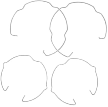 LIFKICH 4 Stück Federklammern Einbauleuchten Haltefeder Ringe für Downlight Spotlight Clips zur Sicheren Befestigung von Lampenfassungen und LED Leuchten