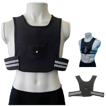 Dedicated Chest Strap for HTC Vive Tracker (1.0 2.0 3.0) Ultimate Tracker and Tundra Tracker, Secure VR Body Tracking Mount Harness for VRChat & VR Fitness, Animation, and Virtual Production.