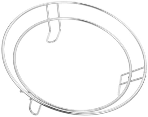 IDEANATEGRATE Stainless Steel Cooling Rack Three Feet Support for Stable Fixation, Easy to Clean Tabletop Wok Rack Suitable for Dining Room and Hotel Use