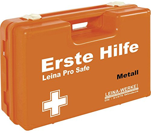 Leina Werke 38107 Verbandskasten / Erste-Hilfe-Koffer, Metallverarbeitung, Kunststoff, entspricht ÖNORM Z 1020, Typ 1, branchenspezifisch
