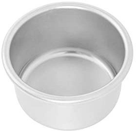 Nordic Ware Molde redondo para tartas de 10 cm, 10 cm, color plateado