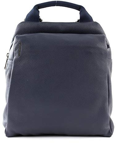 Mandarina Duck Mellow Leather Backpack S Dress Blue