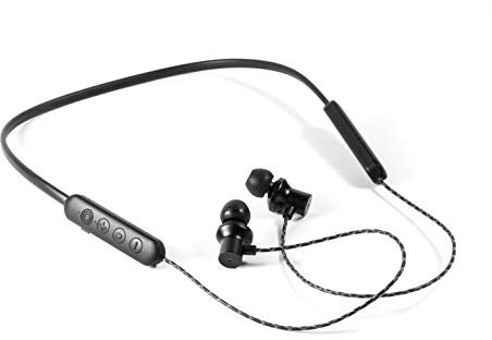 MusicMan ANC In-Ear Kopfhörer BT-X42 - Stereokopfhörer mit Geräuschunterdrückung & Freisprechfunktion, Bluetooth, Nackenbügel, Headset, In-Ear, kabellos, Telefon, Sport, Freizeit, Büro.