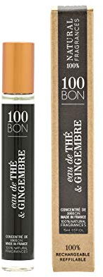 100BON Eau De The & Gingembre EDP Concentrate - Intense Long Lasting Fragrance with Natural Ingredients - Ginger, Tea & Sambac Jasmine - 15ml