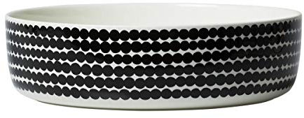 Marimekko - Oiva Räsymatto Schale 3 l, weiß/schwarz
