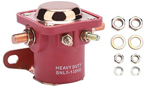 Relais de solénoïde, relais de solénoïde de démarreur de voiture 12V à 4 bornes Refit Heavy Duty Professional Metal Starter Solenoid Relay Switch Switch
