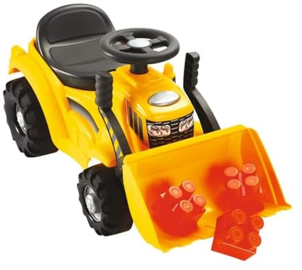 Jouets Écoiffier - 7849 Porteur Tractopelle Abrick Maxi – Jeu de Construction pour Enfant – De 12 à 36 Mois – Fabriqué en France