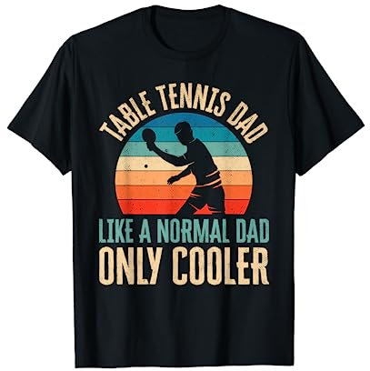 Tischtennis-Vater, Tischtennisspieler, Vatertagsgeschenk T-Shirt