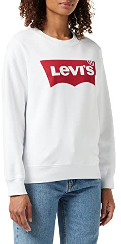 Levi's Graphic Standard Crewneck, Donna, White, XS