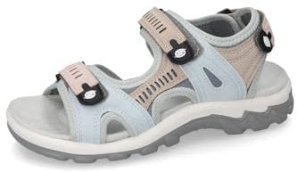 Dockers by Gerli Damen Klassische Sandalen, Frauen Sandalen,Badeschlappen,Badesandalen,Wasserschuhe,Aquaschuhe,beige/Multi,42 EU