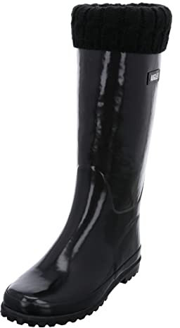 Aigle Women's Eliosa Winter Rain Boot, Schwarz, 36 EU