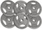 Physionics® Hantelscheiben Set - 1x5/2x5/4x5/6x5/1x10/2x10/4x10/6x10 kg, aus Gusseisen, mit Griff, 31mm Bohrung, für Langhantel/Kurzhantel - Gewichtsscheiben Guss, Gewichte Scheiben Set (6x5kg (30kg))
