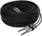 1STec Cavo audio professionale extra lungo, 10 m, con 2 jack da 6.3 mm a 2 connettori RCA maschio, altoparlante subwoofer attivo per mixaggio scrivania, trasferimento 10 m