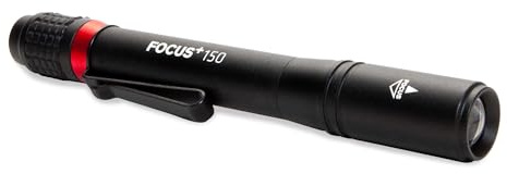 NiteRider Focus+ 150 Handheld Flashlight with Bite Grip High CRI Professional Grade with Adjustable Light Beam Pattern