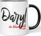 JUNIWORDS Tasse, Daryl, die Wundervolle, Schwarz (5223646)