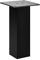 SOTECH Soporte de barra OLBIA recto (50 x 50 mm, Altura 170 mm, negro) Pata de apoyo de aluminio para encimeras de madera o cristal