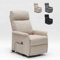 Produce Shop Giorgia+ elektrischer Relaxsessel mit 2 Motoren, für Senioren, Beige