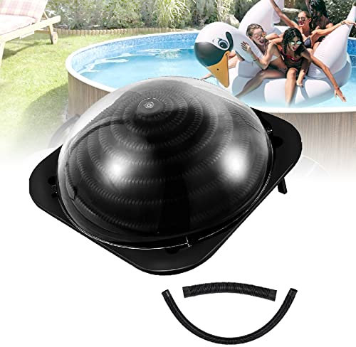 JHLP Solarthermische Poolheizung Kuppel - Effiziente Inground Poolwärmer Ausrüstung mit Ständern und Schlauchanschluss | Schwimmbadheizungen | Solarheizung Poolheizung