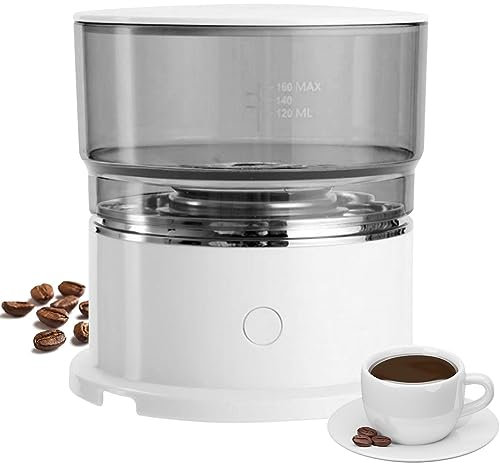 Máquina de café espresso portátil - Fabricante de máquinas de café espresso de viaje - Mini cafetera helada de una sola porción para acampar, oficinas, hogar y