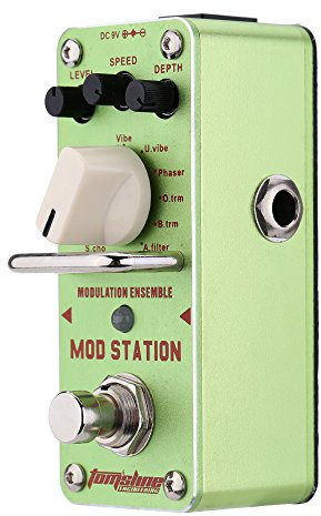 COMETX Modstation AMS-3 Modstation Modulation Community E-Gitarre Effekt Mini Einzeleffekt mit Pedal True Bypass