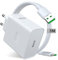 80W Super VOOC Chargeur & Câble USB C 1m pour Oppo Find X8 Pro X5 Lite Reno 14 13F 12FS 11F A80 A40 A60,USB C Chargeur Rapide pour OnePlus 13R 12R 11 Nord 5 pour Real me 14 13 12 Pro+/12+/C75/C63/C65