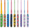 9-teiliges Häkelnadel-Set, mehrfarbig, Keramikgriff, Aluminiumoxid, Häkeln, Stricken, Nähen, Bastelbedarf, weicher Griff, ergonomische Häkelnadeln für Hände