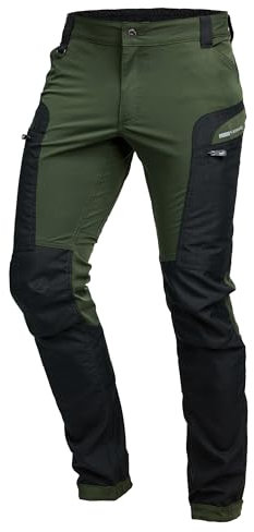 PUMA Workwear Pro-One Adventure Outdoor Wanderhose Herren - Ideal zum Klettern, Bergsteigen, Parkour und mehr – flexibel, verstärkt & strapazierfähig - Outdoor Hosen für Herren - Oliv - 4XL