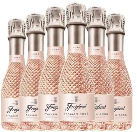 CavaFreixenetCava Italian Rosé Seco Botellín 20 cl Espumoso rosado (Caja de 6 Botellín de 20 cl)