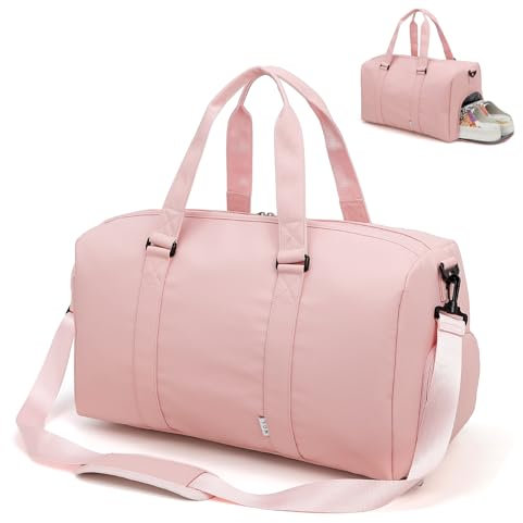 NOL Sporttasche für Damen, wasserdichte Wochenendtasche, Handgepäcktasche für Erwachsene, 50 l, Reiseutensilien, Sport, nass und trocken, Turnbeutel, Übernachtungstasche für Reisen, Geschäftsreisen,