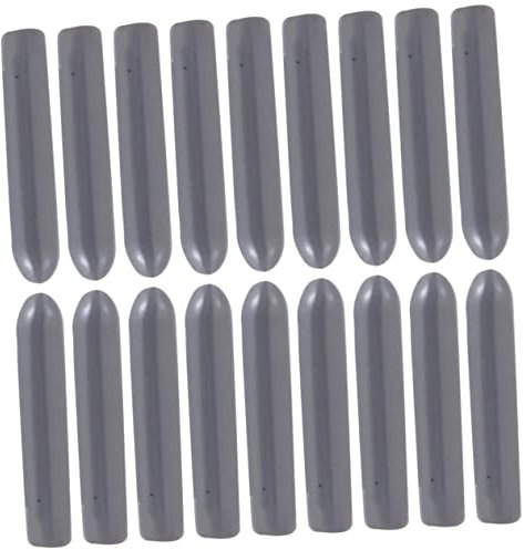 BUGUUYO 100pcs Dishwasher Protective Cap Grey Dishwasher Rack Repair Prong Tips for Rack End Cover Caps Accessories
