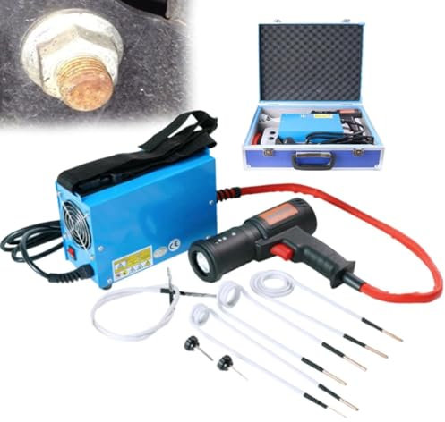 Strumento per riscaldamento a induzione, 1500 W, per rimuovere bulloni e dadi arrugginiti, include scatola portatile