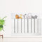 Elegant Flannel Dust Cover for Radiators Adds Style While Protecting Against Dust (80cm)