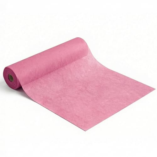 Artoid Mode Tischband Rolle Staubiges Rose Valentinstag Vlies Tischläufer 30 cm x 25 m, Frühling Tischdeko Tisch Geburtstage Hochzeit Party Dekor