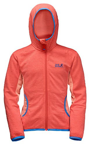 Jack Wolfskin Tongari Mädchen, Mädchen, 1606431, Hot Coral, Size 104 (3-4 Years Old) US