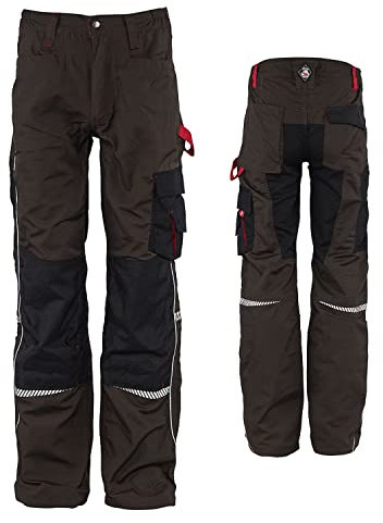 Stenso Prisma Pantalones de Trabajo Hombre - Ropa de Trabajo para Hombre - Marrón EU50