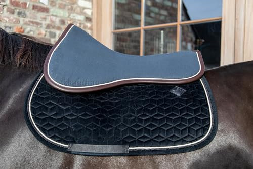 Kentucky - Anatomisch Sattelpad Absorb Blau-Weiss-Braun