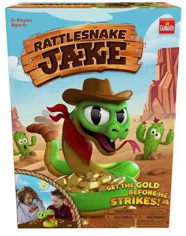 Rattlesnake Jake Age 4+: Get the Gold Before He Strikes! | Kids Action Game | For 2-4 Players | Ages 4+