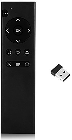 Socobeta Fernbedienung 4 DVD Multimedia Controller für 2,4 GHz Wireless Media Controller mit USB-Empfänger