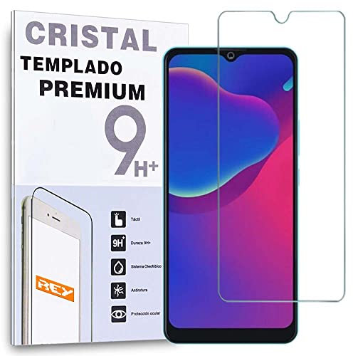 REY Protector de Pantalla para ZTE Blade A71 - Blade V2021 5G - Blade A51, Cristal Vidrio Templado Premium