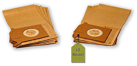 10 Staubsaugerbeutel kompatibel mit SIEMENS VZ 92 S 40, 10 Staubbeutel + 2 Mikro-Filter ähnlich Original Staubsaugerbeutel SIEMENS Typ S
