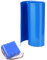 DOUSELLA Film Termoretraibile per Batteria in PVC 3M*180MM Guaina Termoretrattile Isolamento Involucro Batteria Tubatura Tubo Termoretraibile in PVC per l'Imballaggio della Batteria Fai-da-Te - Blu