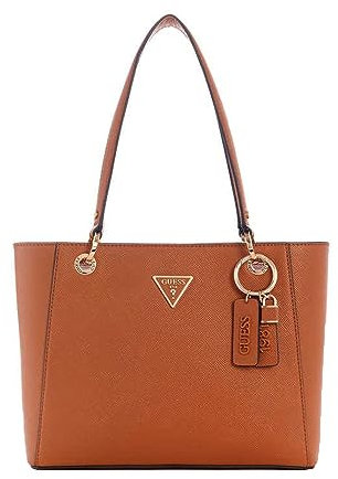 GUESS Damen Noelle Small Noel Tote Tragetasche, Schultertasche, Light Cognac