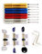 QiDAi Kaba Lock Pick Set with Transparent Lock, Double-end Lock Pick Tool Practice Kit,Beginner and Locksmith Dimple Lock Training Set (D Set)