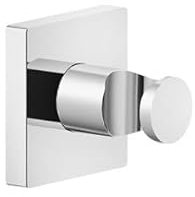 Gessi Emporio fester Wand-Brausehalter, quadratische Rosette, 47357, Farbe: Chrom