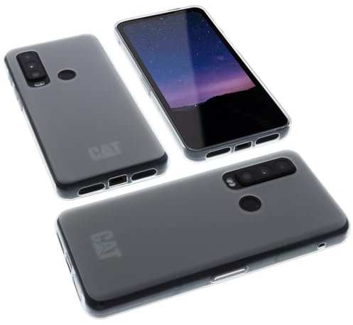 foto-kontor Hülle kompatibel mit CAT S75 Schutzhülle transparent Schutz Tasche Gummi TPU Handy Handytasche Handyhülle Kantenschutz Eckenschutz Smartphone Case