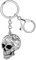 WEVENI Nette Acryl Halloween Schädel Keychain Voodoo-Puppe Schlüsselanhänger Piraten Sarg Anhänger Charms Geldbörse Grab Zubehör, Schädel B, W2L2